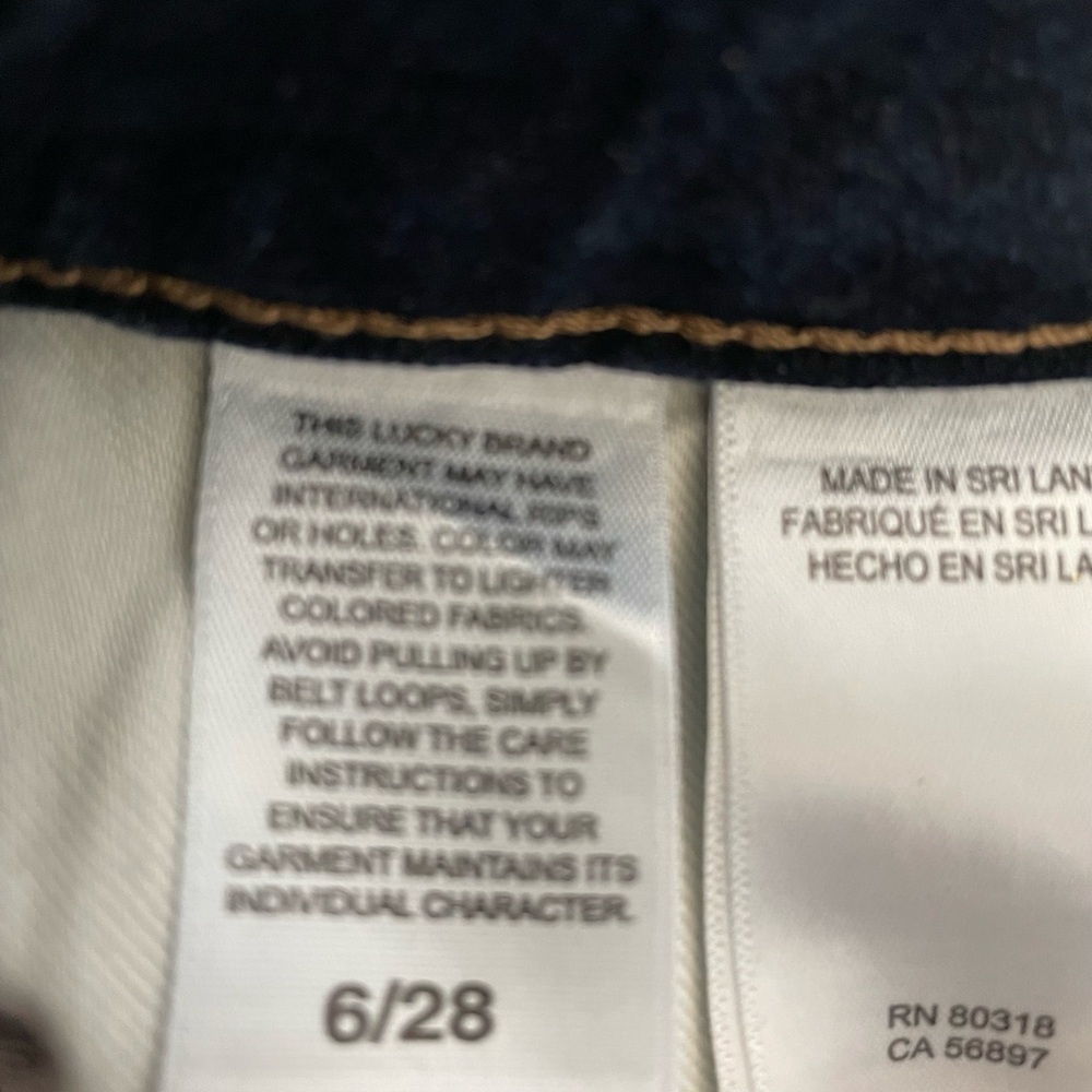 Lucky Brand The Bermuda Shorts Raw Hem Size 6/28 - Picture 8 of 10